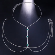 Load image into Gallery viewer, Crystal Chain Necklace