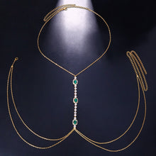 Load image into Gallery viewer, Crystal Chain Necklace