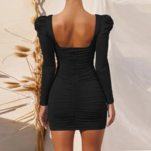 Load image into Gallery viewer, Long Sleeve Sexy Bodycon Mini Dress