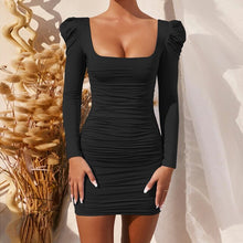 Load image into Gallery viewer, Long Sleeve Sexy Bodycon Mini Dress