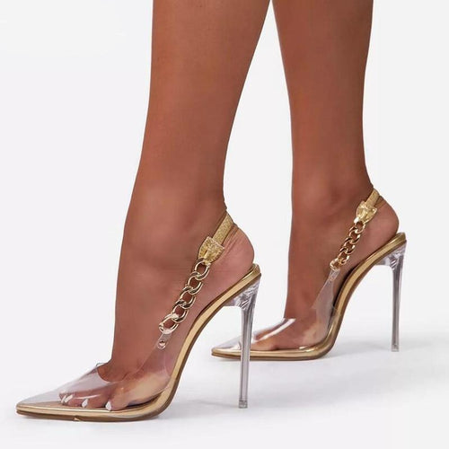 JODIE Transparent Pumps