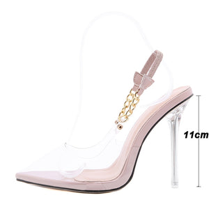 JODIE Transparent Pumps