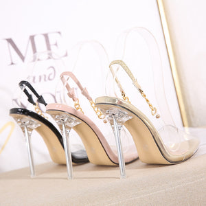 JODIE Transparent Pumps