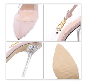 JODIE Transparent Pumps