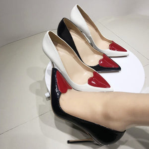 Red Heart Pumps