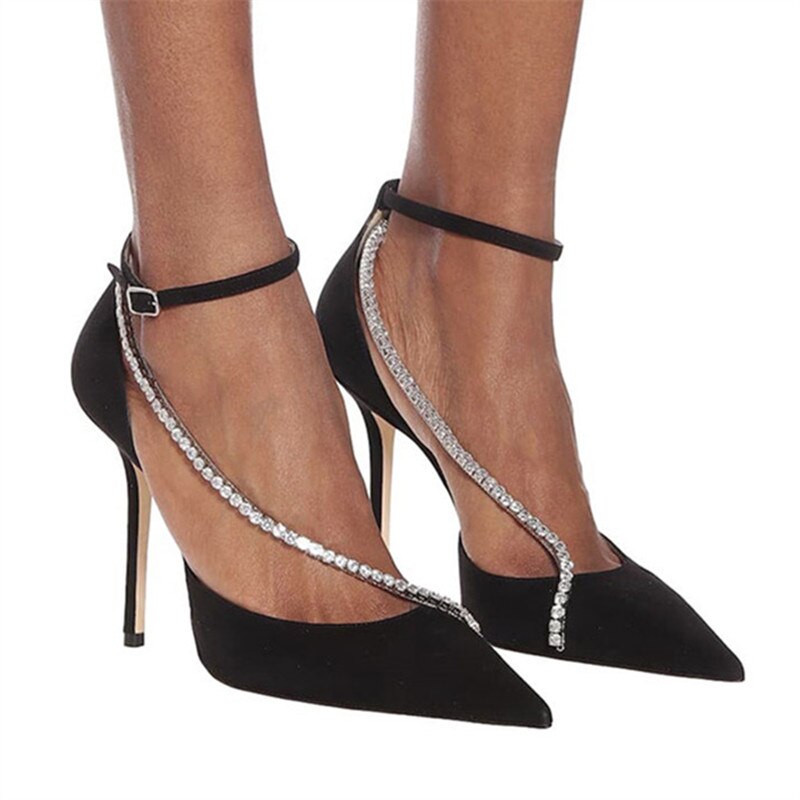 Crystal Decor Pumps